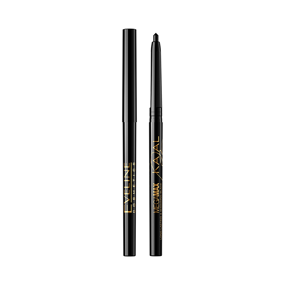 Фото - Карандаш для глаз / бровей Eveline Cosmetics Eveline UA Mega Max Автоматичний олівець для очей 