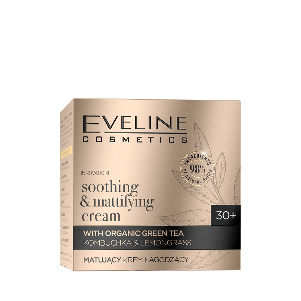 Фото - Крем і лосьйон Eveline Cosmetics Eveline UA Organic Gold Матувально-заспокійливий крем 